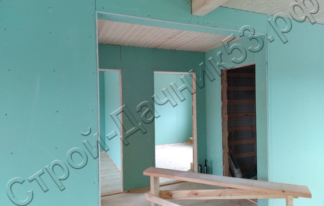 4 Каркасный дом Д-3, 9х8,5 м, 67,5 М²,  Мурманская область, село Ловозеро (11)